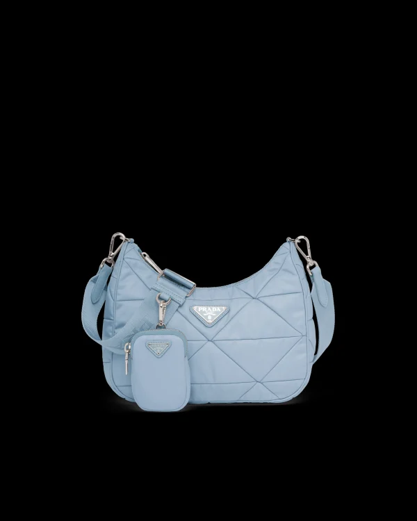 Shoulder Bags | Shoulder Bags*Prada Re-Nylon padded hobo bag Lightblue