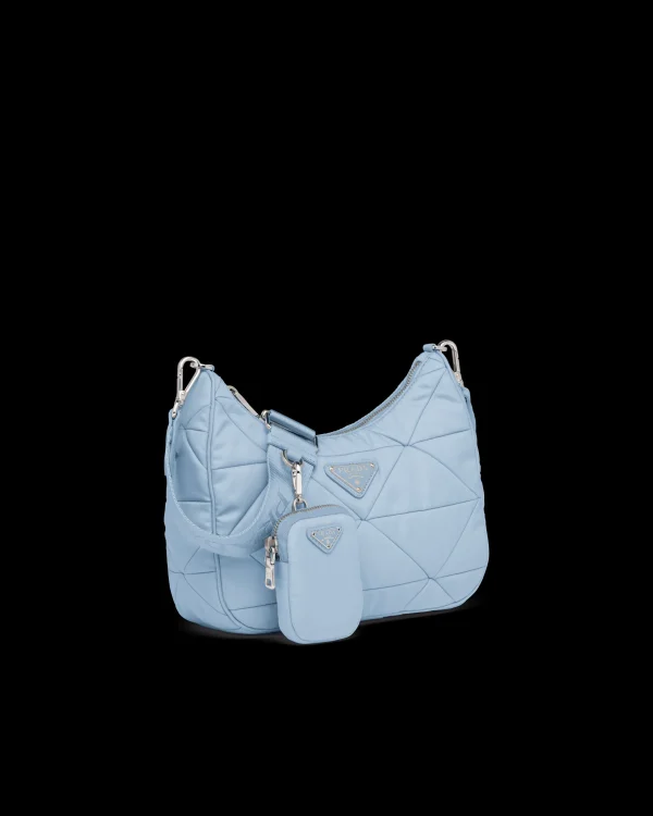 Shoulder Bags | Shoulder Bags*Prada Re-Nylon padded hobo bag Lightblue