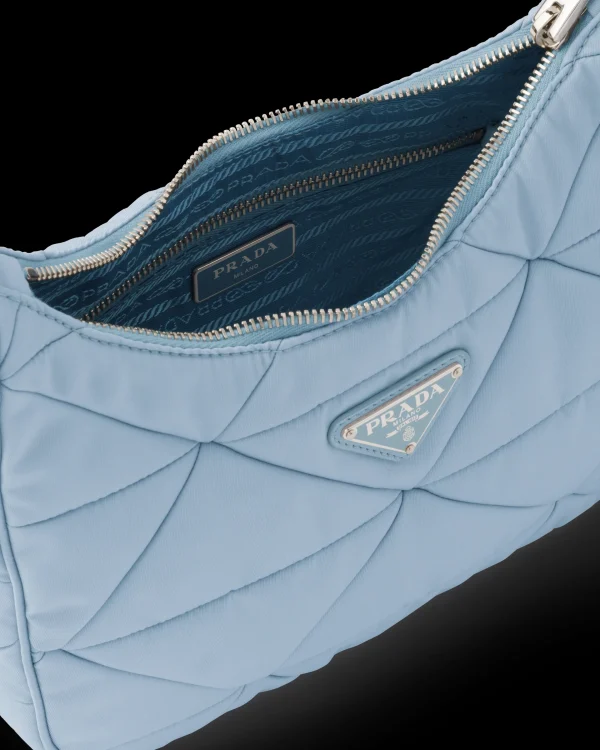 Shoulder Bags | Shoulder Bags*Prada Re-Nylon padded hobo bag Lightblue