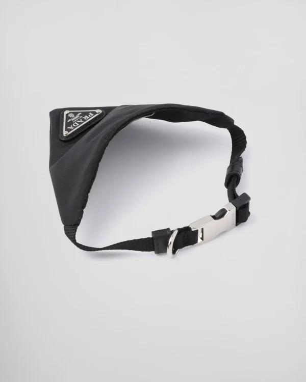 Pet Accessories*Prada Re-Nylon pet collar Black