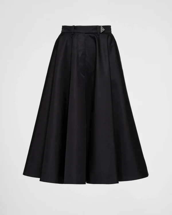 Skirts*Prada Re-Nylon pleated skirt Black