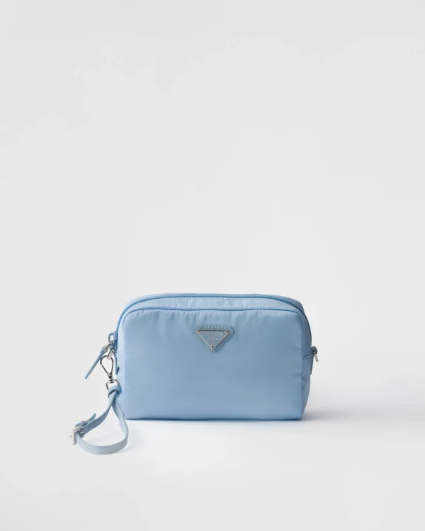 Pouches*Prada Re-Nylon pouch Lightblue