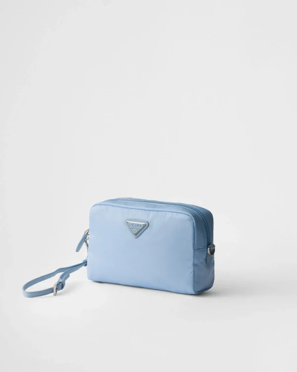 Pouches*Prada Re-Nylon pouch Lightblue