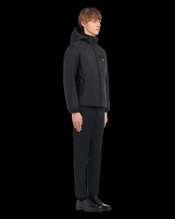 Outerwear*Prada Re-Nylon puffer jacket Black