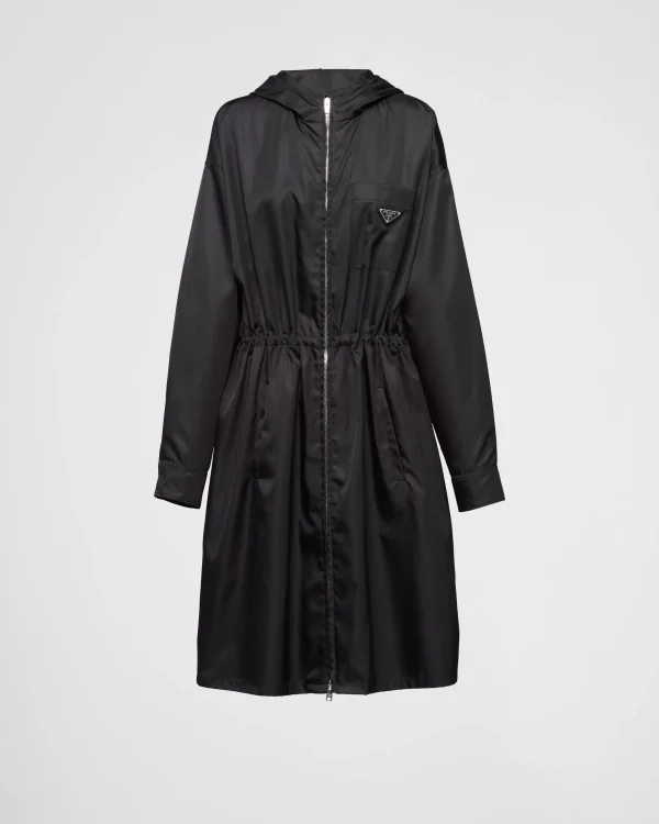 Outerwear*Prada Re-Nylon raincoat Black