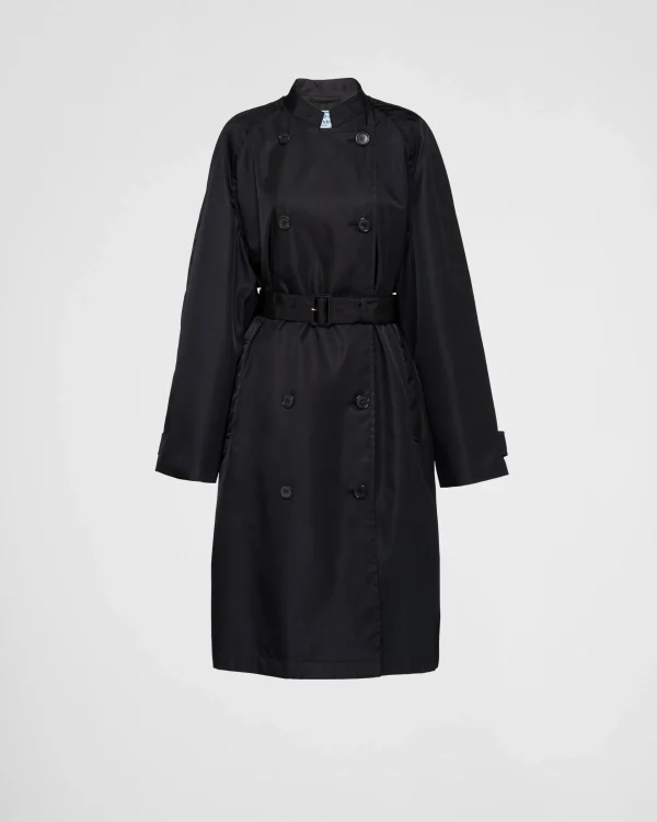 Outerwear*Prada Re-Nylon raincoat Black