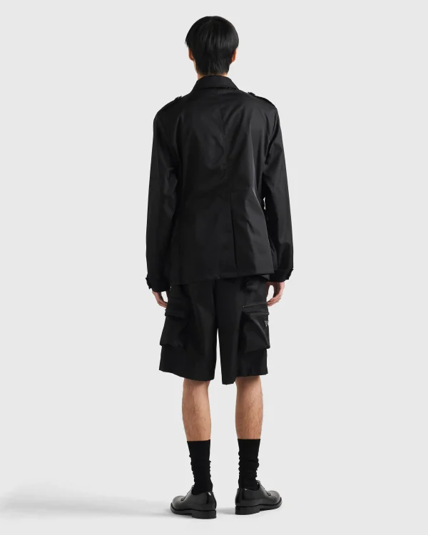 Outerwear*Prada Re-Nylon safari jacket Black