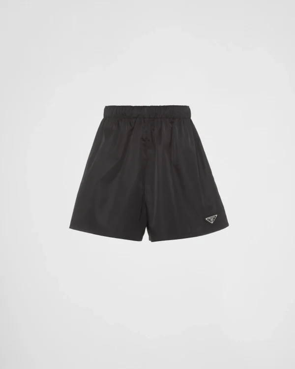 Trousers And Shorts*Prada Re-Nylon shorts Black