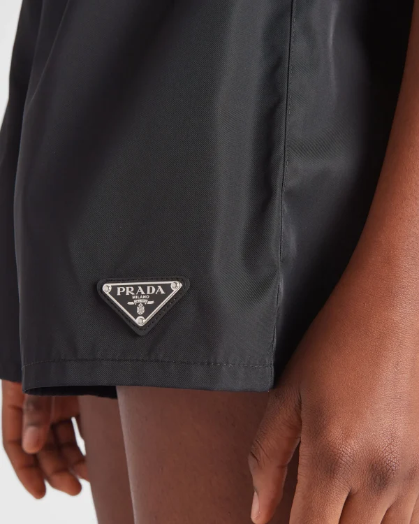 Trousers And Shorts*Prada Re-Nylon shorts Black