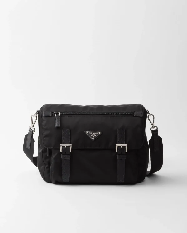 Messenger Bags*Prada Re-Nylon shoulder bag Black