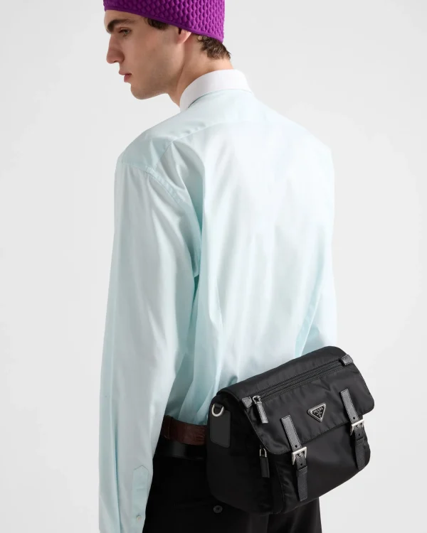 Messenger Bags*Prada Re-Nylon shoulder bag Black