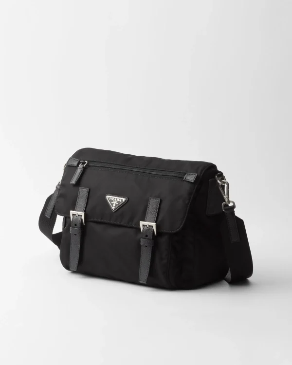 Messenger Bags*Prada Re-Nylon shoulder bag Black