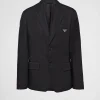 Jackets And Coats*Prada Re-Nylon single-breasted jacket Black