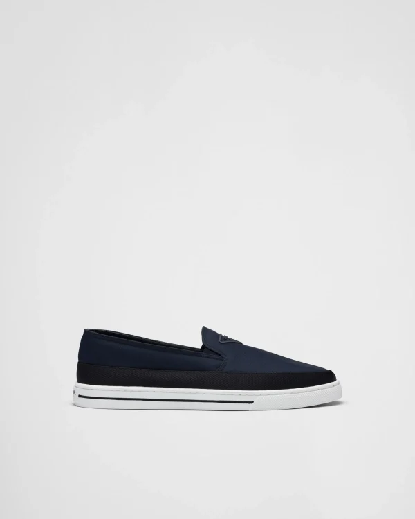 Loafers*Prada Re-Nylon slip-on sneakers Ultramarine