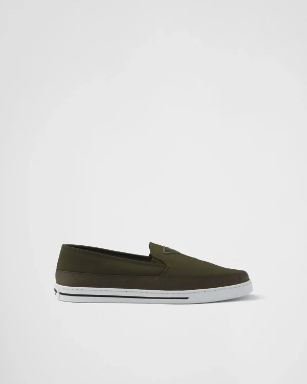 Loafers*Prada Re-Nylon slip-on sneakers Lodengreen