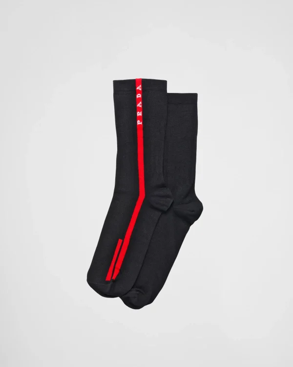 Women's Collection*Prada Re-Nylon socks Black