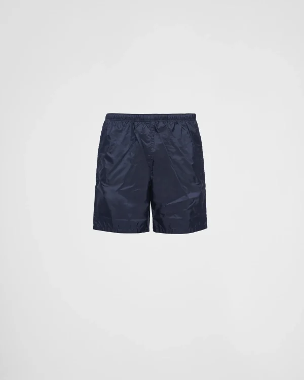 Swimwear*Prada Re-Nylon swim trunks Blue