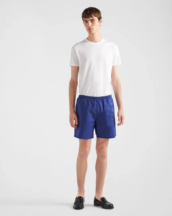 Swimwear*Prada Re-Nylon swim trunks Inkblue