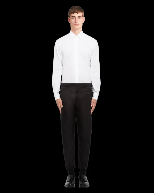 Trousers And Bermudas*Prada Re-Nylon trousers Black