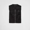 Outerwear*Prada Re-Nylon vest Black