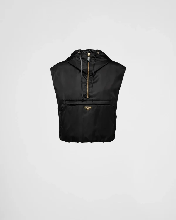 Outerwear*Prada Re-Nylon vest Black