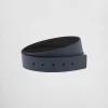 Custom Belts*Prada Reversible Saffiano leather belt strap Bluette/black