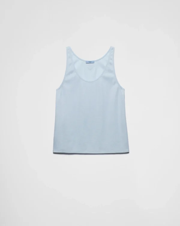 T-shirts And Sweatshirts*Prada Ribbed knit tank top Astro