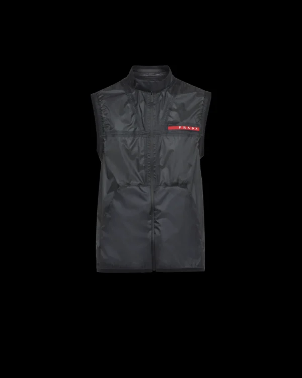 Men's Collection*Prada Ripstop vest Black