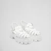 Sandals*Prada Rubber Monolith sandals White