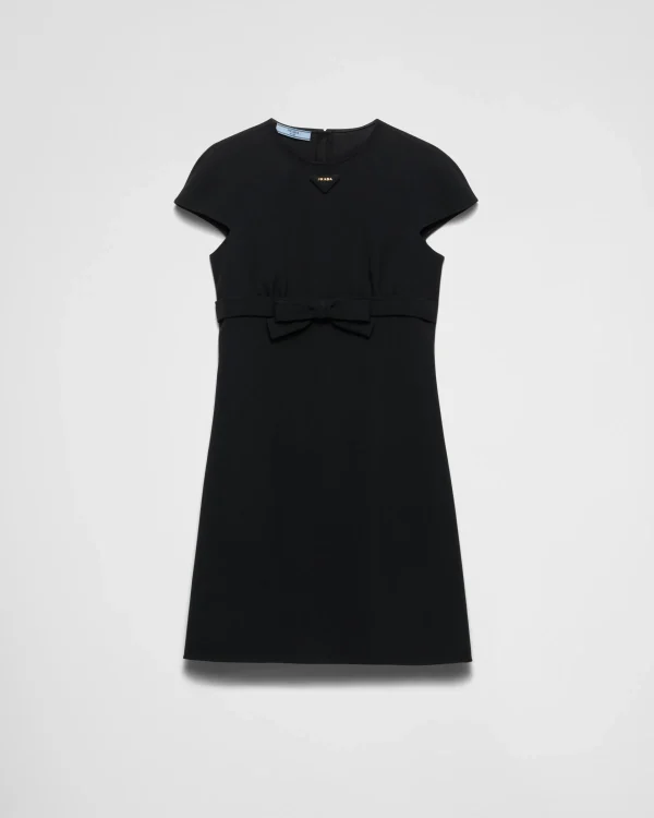 Dresses*Prada Sablè compact short dress Black