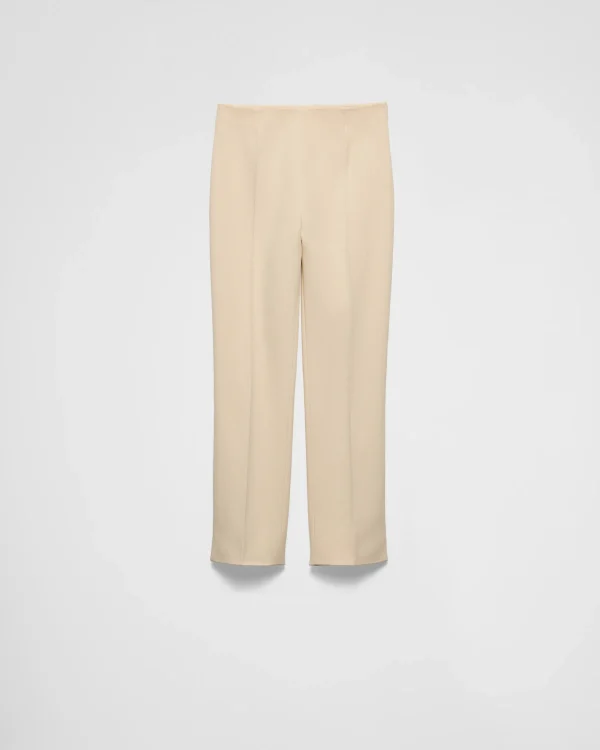 Trousers And Shorts*Prada Sablé trousers Natural