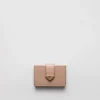 Card Holders*Prada Saffiano and smooth leather card holder Powderpink