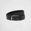 Belts*Prada Saffiano belt Black