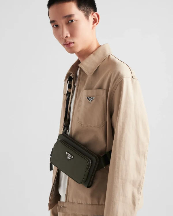 Messenger Bags*Prada Saffiano leather belt bag Loden