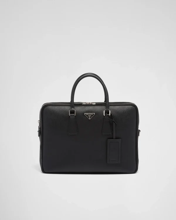 Briefcases | Briefcases*Prada Saffiano leather briefcase Black