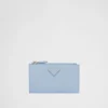 Card Holders*Prada Saffiano leather card holder Paleblue