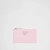 Card Holders*Prada Saffiano leather card holder Alabaster