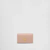 Card Holders*Prada Saffiano Leather Card Holder Powderpink