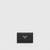 Card Holders*Prada Saffiano leather card holder Black