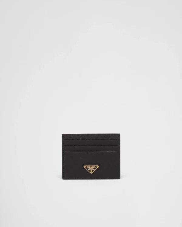 Card Holders*Prada Saffiano Leather Card Holder Black