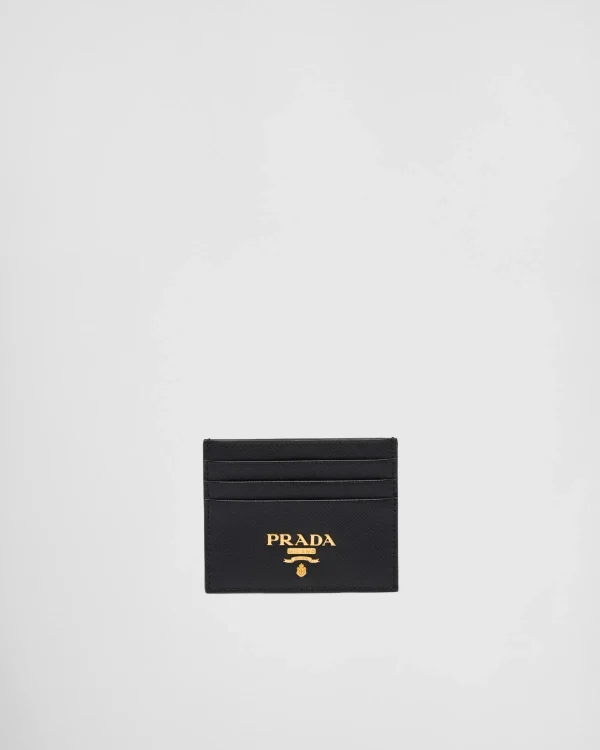 Card Holders*Prada Saffiano Leather Card Holder Black