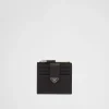 Card Holders*Prada Saffiano leather card holder Black