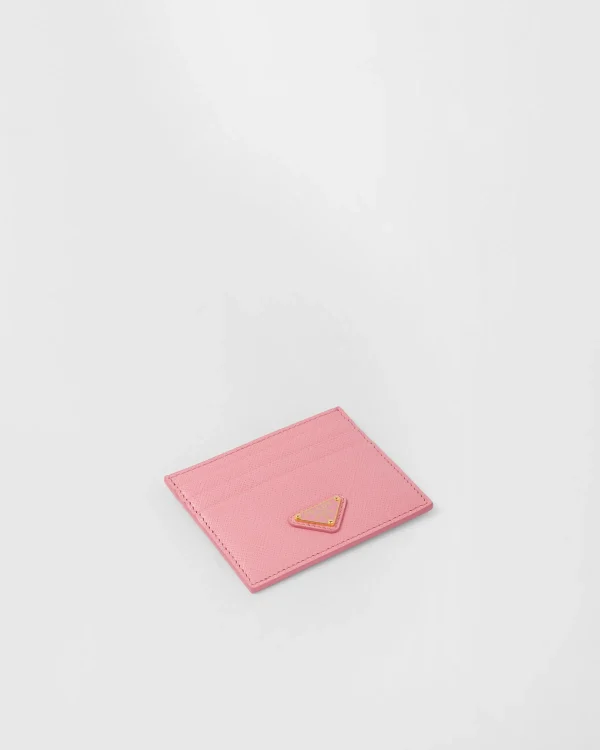 Card Holders*Prada Saffiano Leather Card Holder Petalpink