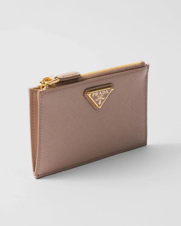 Card Holders*Prada Saffiano leather card holder Powderpink