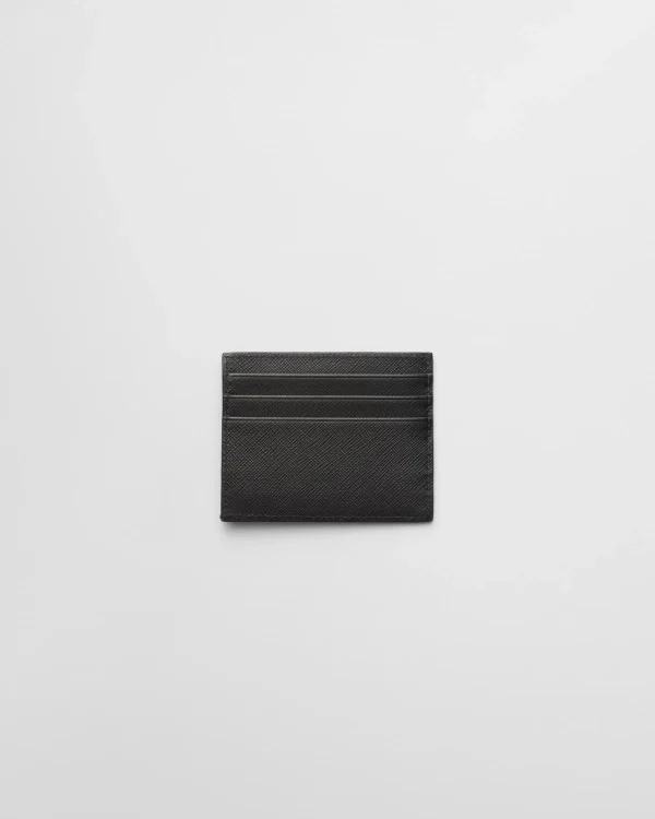 Card Holders*Prada Saffiano leather card holder Black