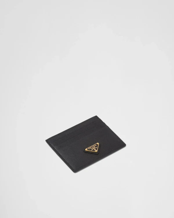 Card Holders*Prada Saffiano Leather Card Holder Black