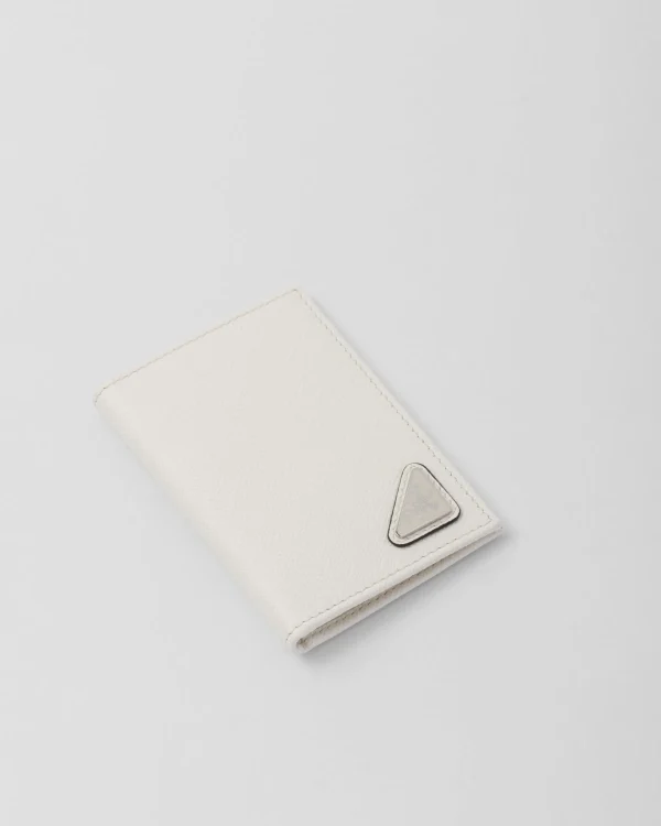 Card Holders*Prada Saffiano Leather Card Holder White