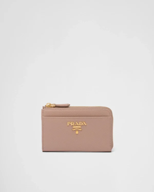 Bag Charms And Keychains | High-tech Accessories*Prada Saffiano Leather Keychain Powderpink