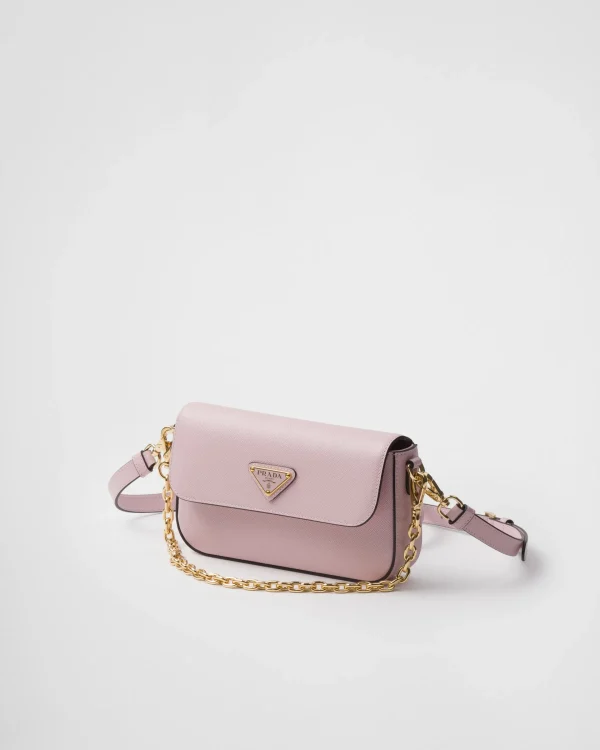 Shoulder Bags | Shoulder Bags*Prada Saffiano leather mini-bag Alabaster