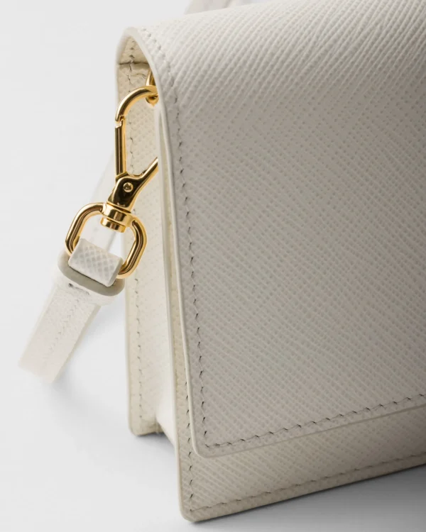 Mini Bags | Mini Bags*Prada Saffiano leather mini-bag White